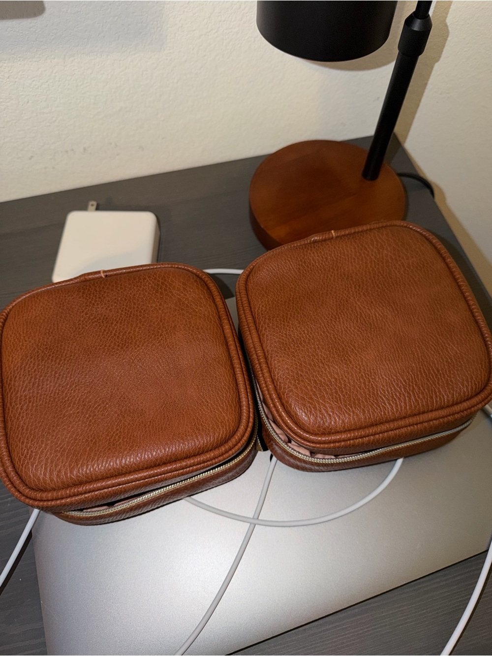 Poppy & Peonies Teched Out Case Chestnut Set of 2